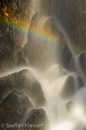 Harz 089 Radauwasserfall, Gegenlicht, Details, Regenbogen, Rainbow