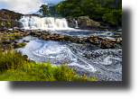 Aasleagh-Wasserfall, Aasleagh Falls, Eas Liath, Connemara, Irland, Ireland